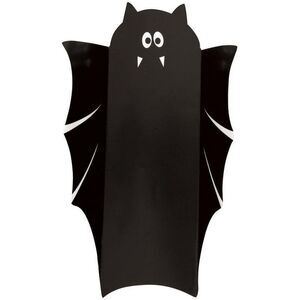 Unique Party Bat Halloween Sweet Wrapper (Pack of 8) / Black/White